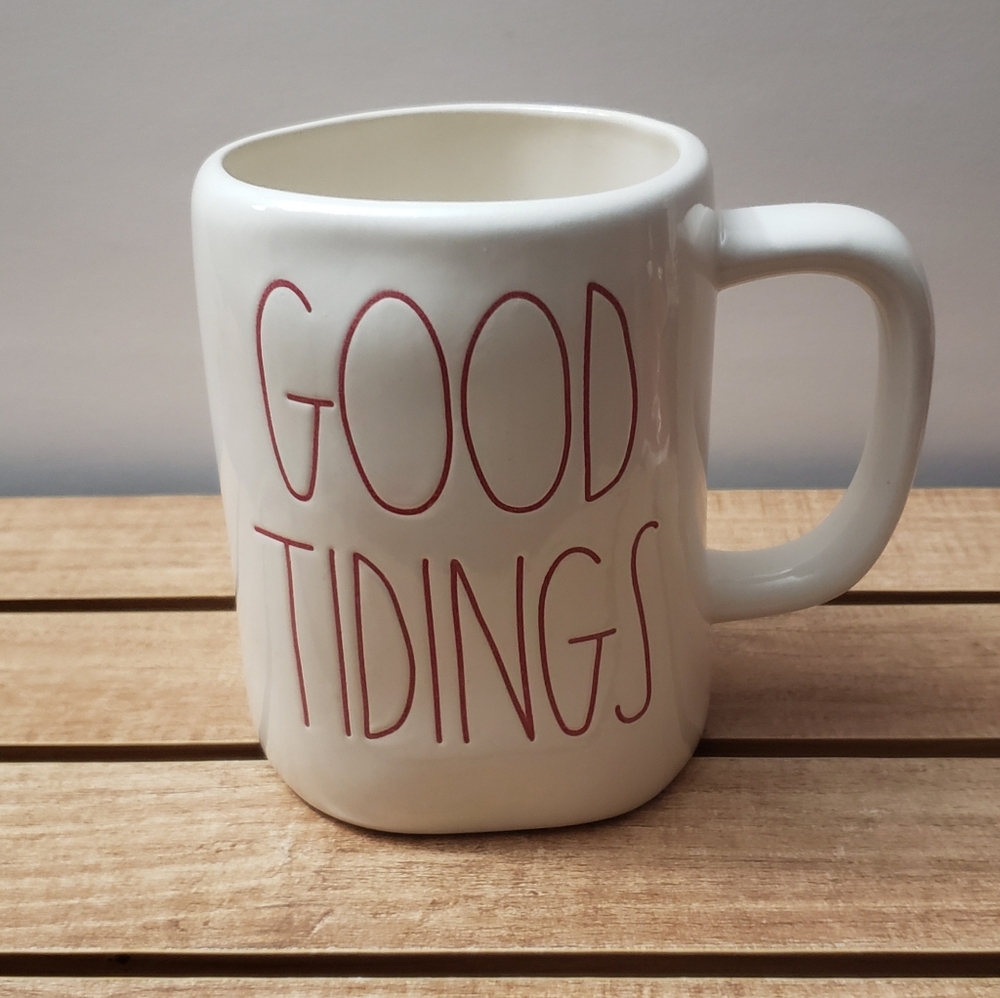 Rae Dunn GOOD TIDINGS mug